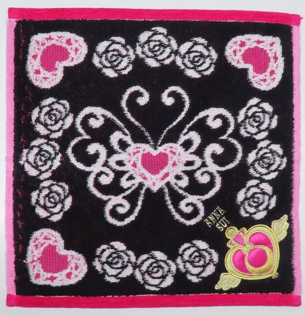 中古】タオル・手ぬぐい ブラック タオルハンカチ 「劇場版 美少女戦士