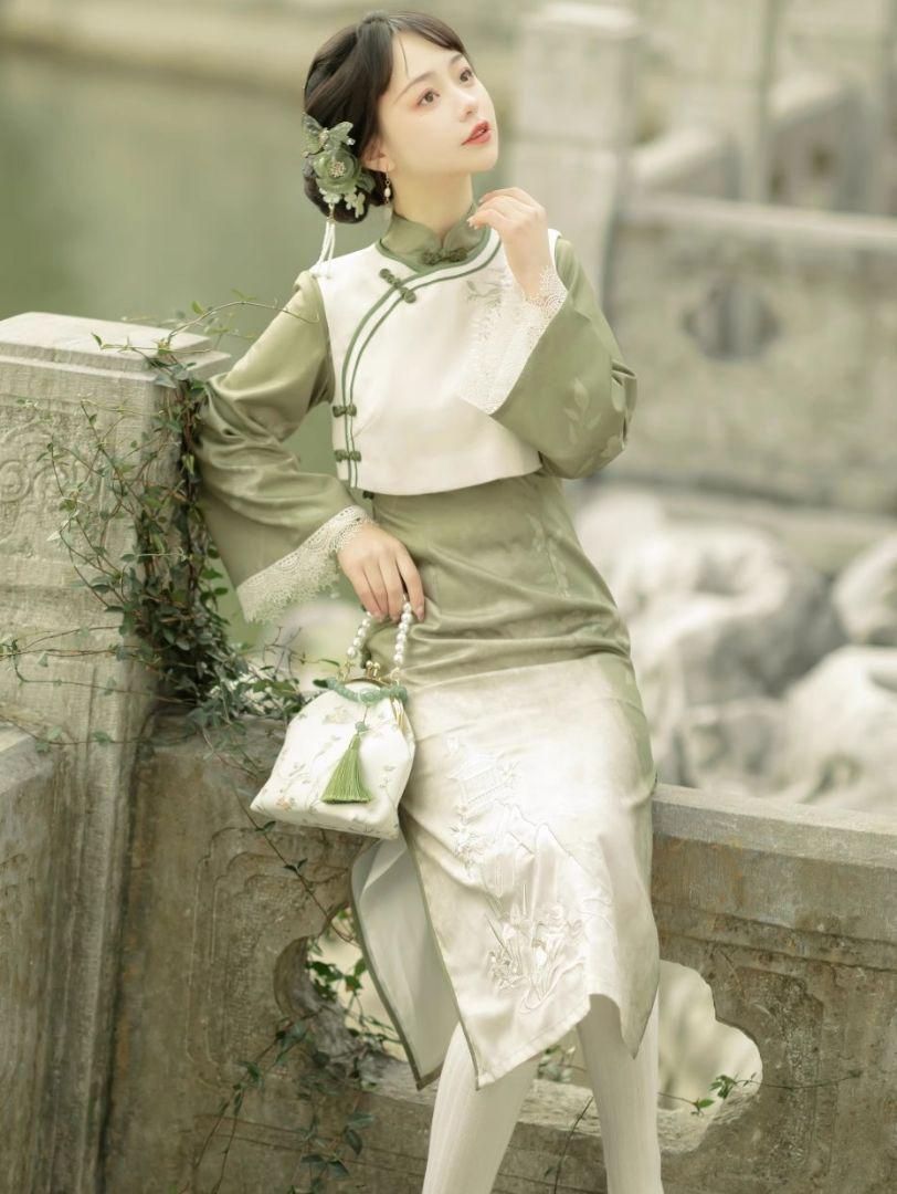 HF-219レトロ中華風漢服 レディース
