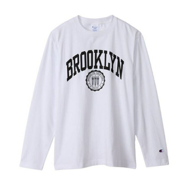 HANES ヘインズ LONG SLEEVE T-SH ホワイトxブラック XLサイズ C3-X414 11 | スポーツ スポーツウエア ウエア 服 衣類 トップス 長袖 ロングスリーブ Tシャツ ロンT 綿 コットン 天竺素材 肌触り サスティ