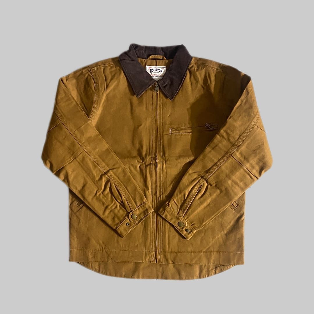 HOUSTON】DUCK ZIP WORK JACKET - メルカリ