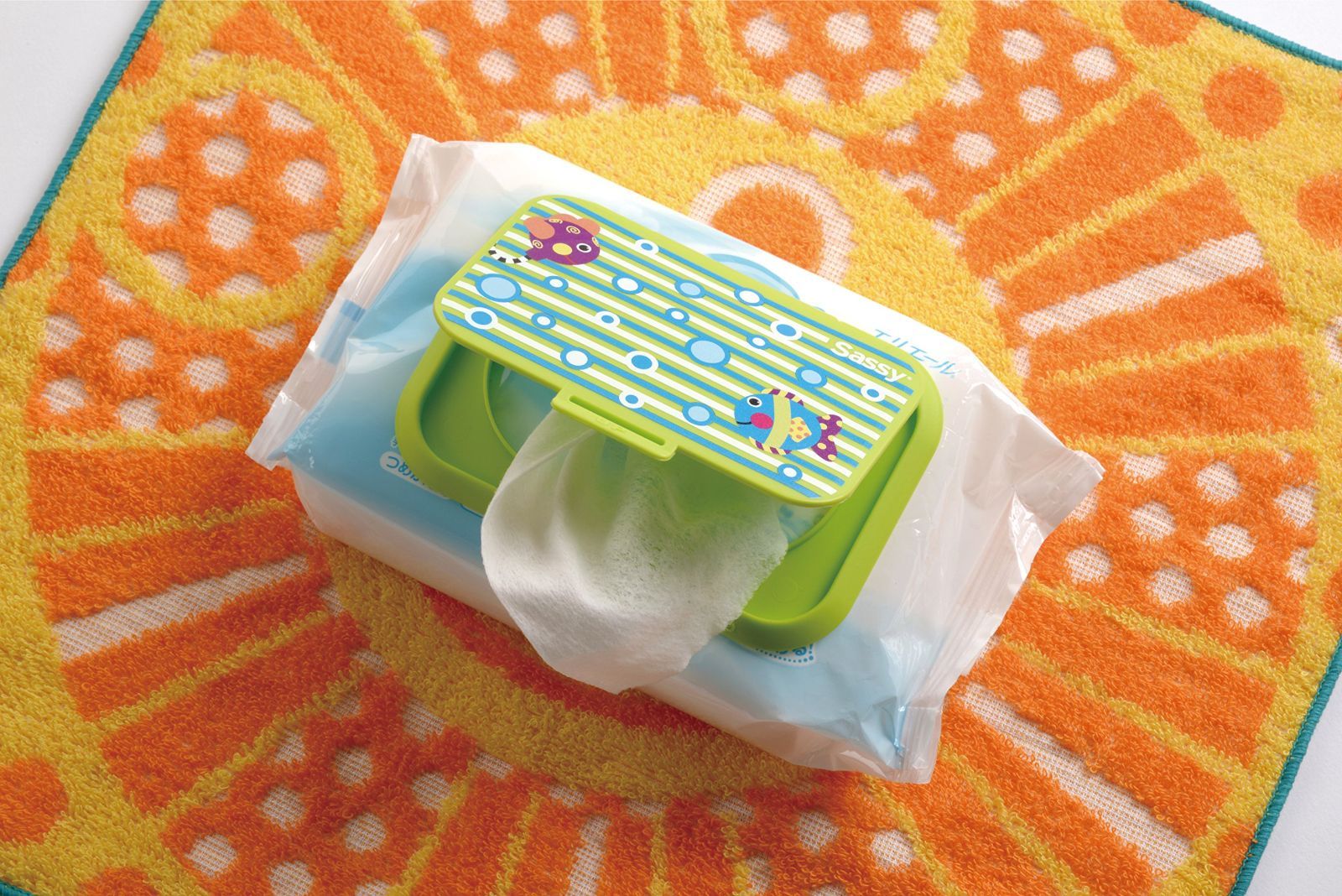 ウェットティッシュ用キャップ おしりふきふた オールスター ビタット サッシー SASSY