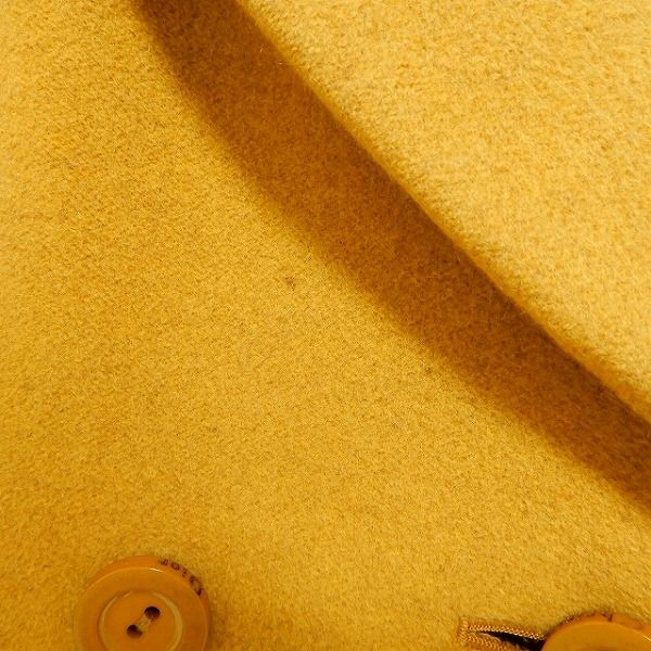 【希少カラー】クリスチャンディオール コート アンゴラ 金ボタン 緑 サイズ9 wnc クリスチャンディオール ChristianDior ダブル コート 9 黄