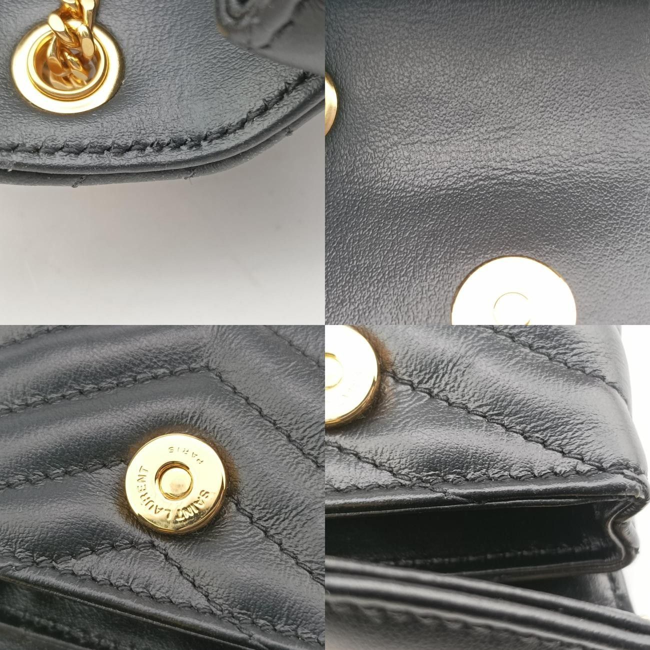 イヴサンローランYves Saint Laurentルル ミニブラックレザー699999GEL699999.0322 DECORATOM_COM_BR