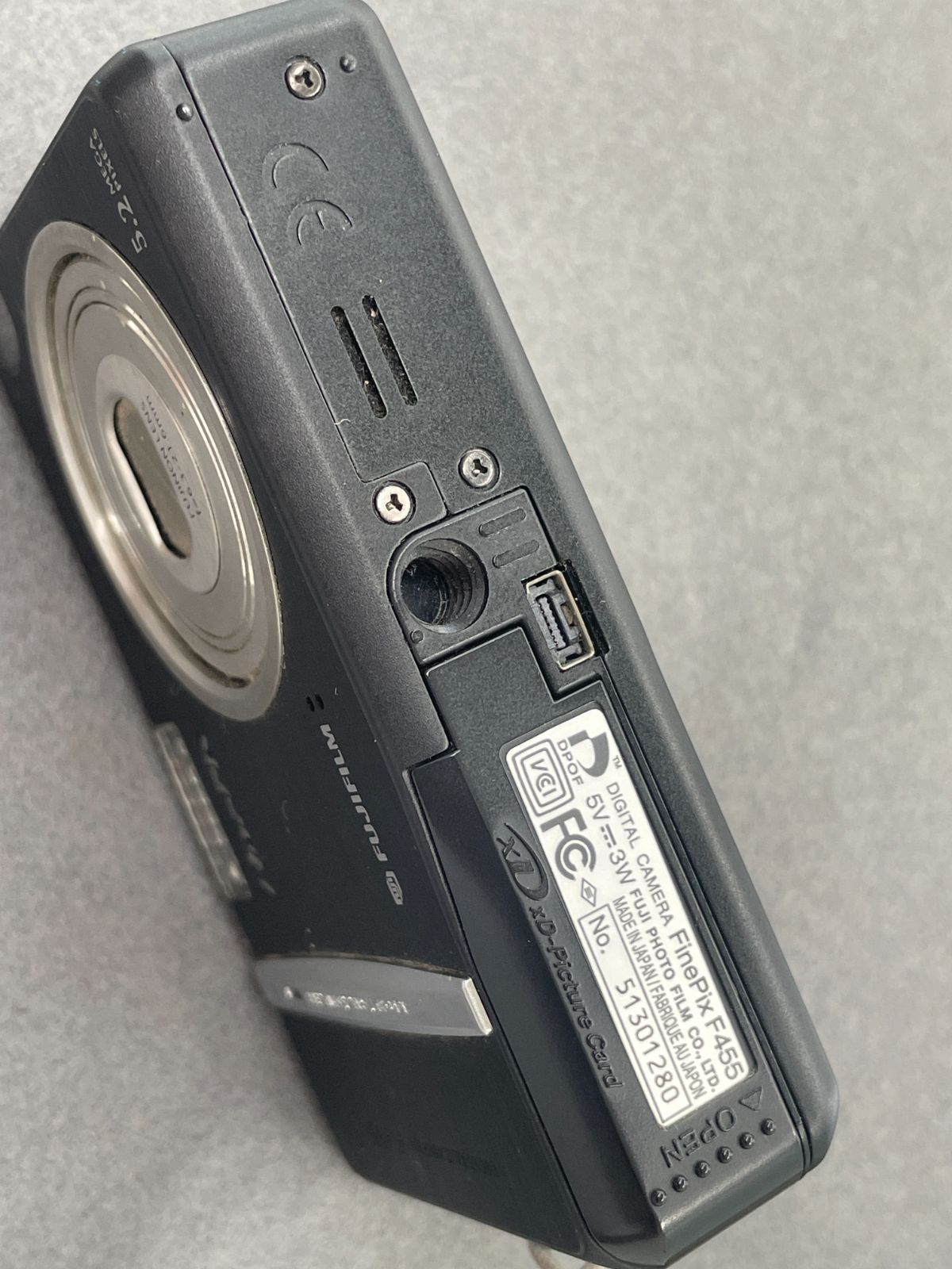 D【中古】FUJIFILM FinePix F455 デジタルカメラ ブラック