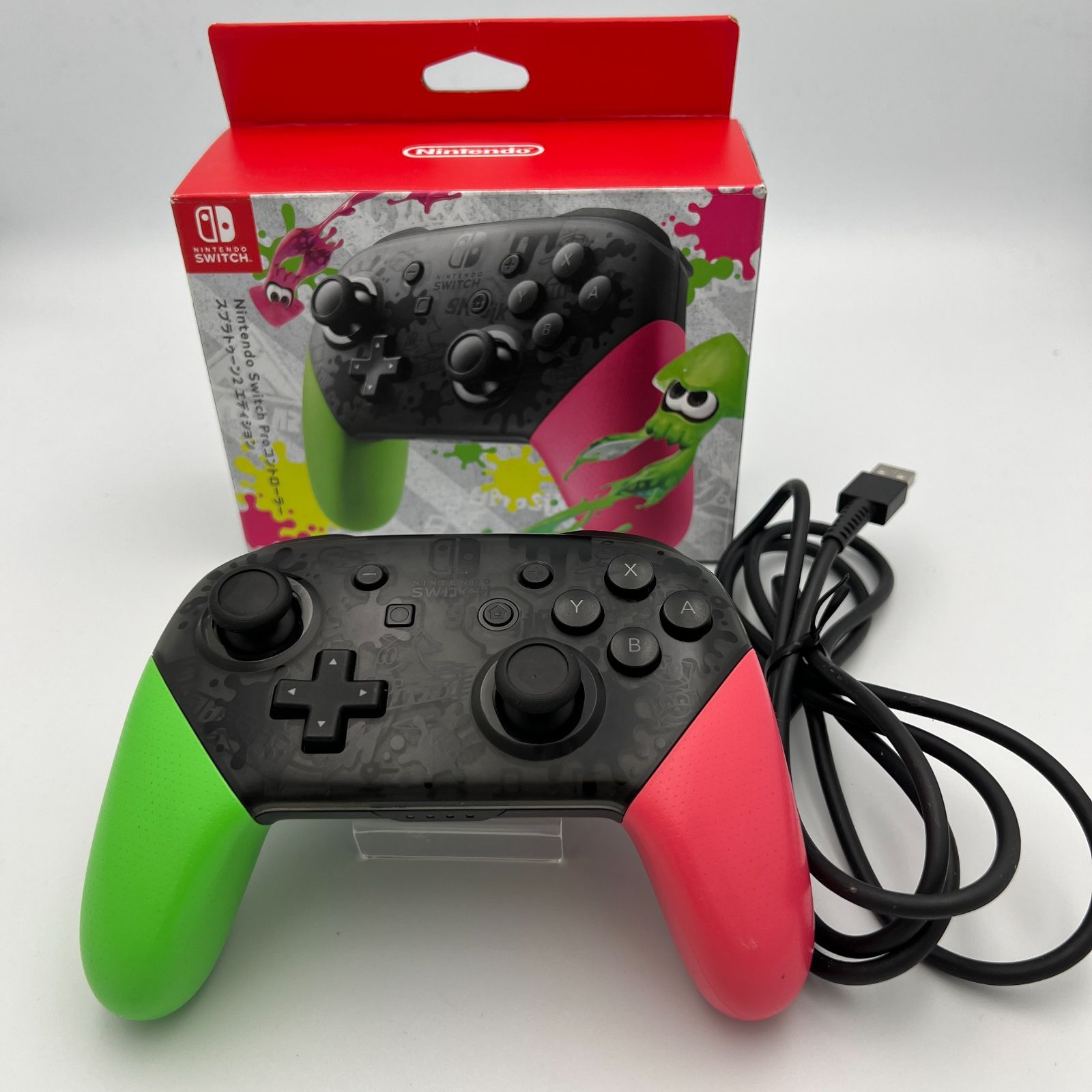 中古美品 Nintendo Proコントローラー プロコン2 中古 Nintendo Switch Proコントローラースプラトゥーン2