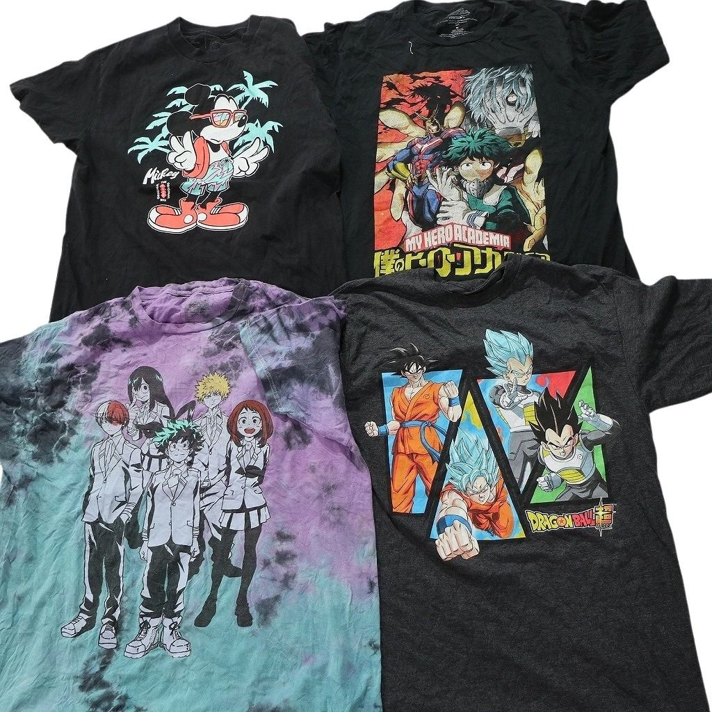 古着卸 まとめ売り キャラクター 半袖Tシャツ 16枚セット