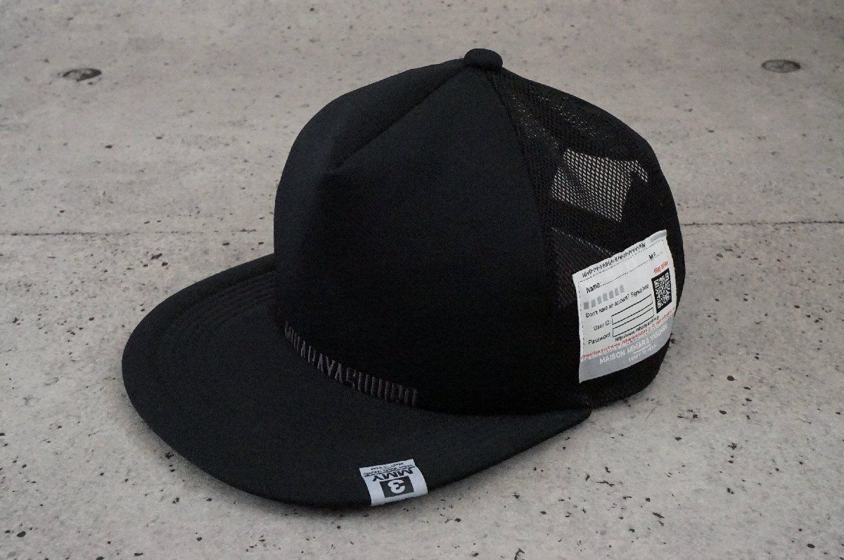 MAISON MIHARA YASUHIRO メッシュキャップ ブラック MAISON MIHARA YASUHIRO メッシュキャップ ブラック（Maison