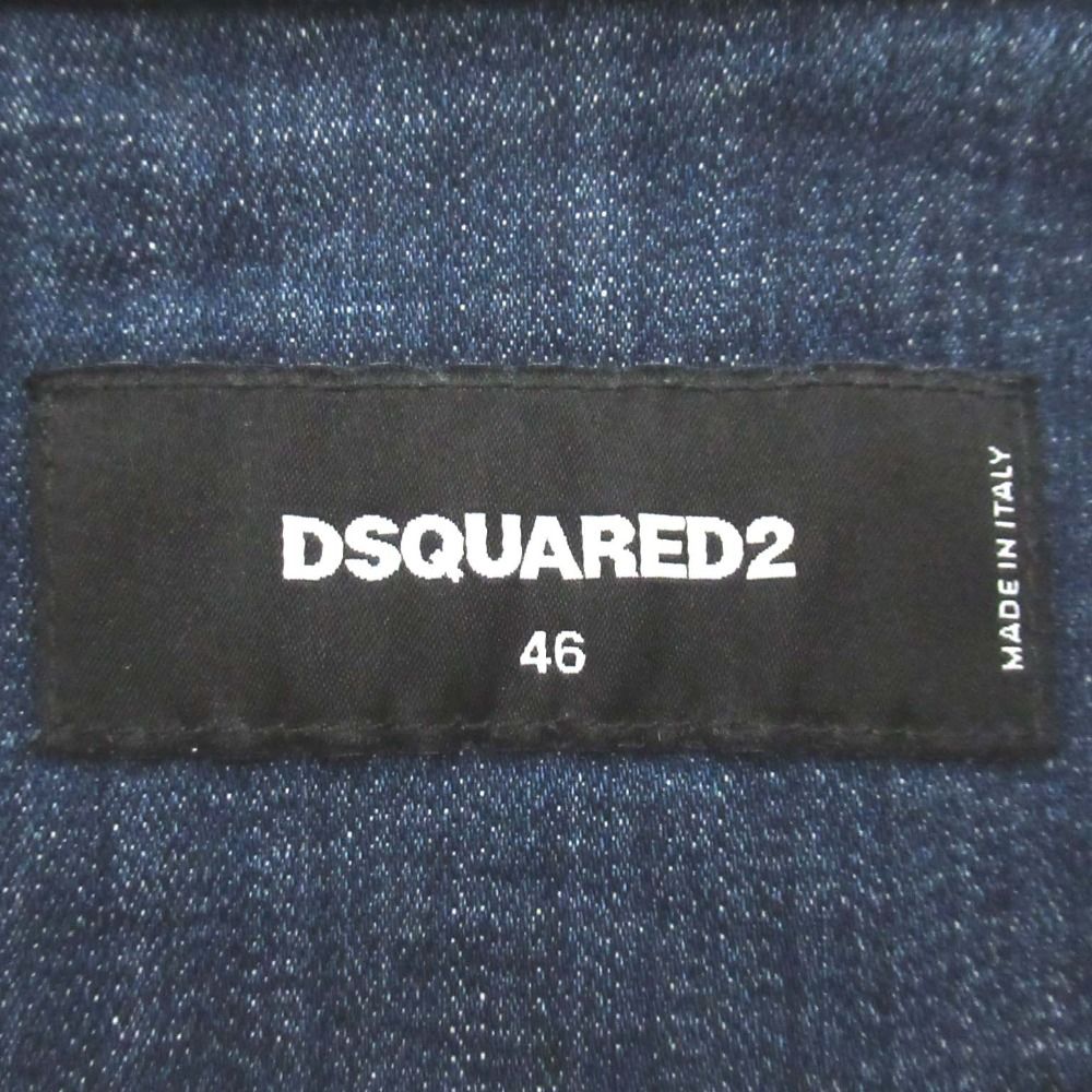 美品 23AW DSQUARED2 ディースクエアード ペイント加工 ダメージ加工
