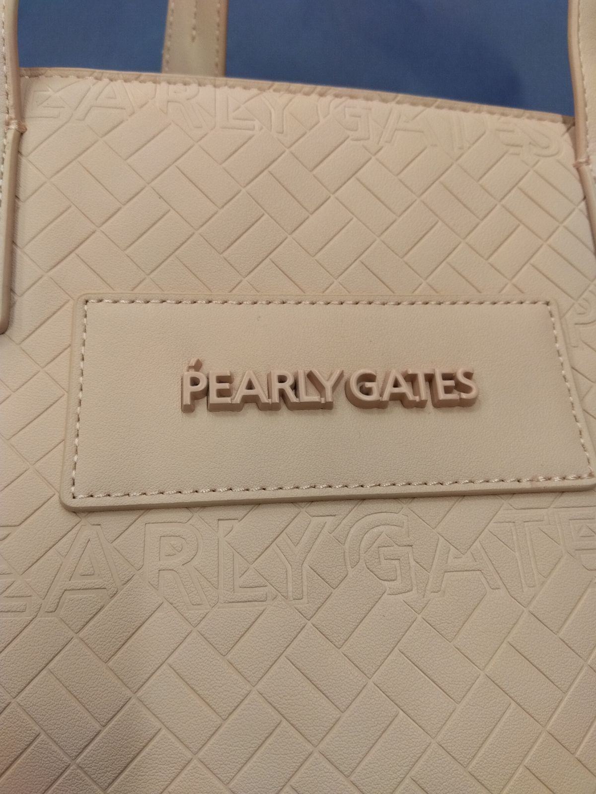 PEARLY GATES ロゴバッグ 合皮メッシュカートバッグ (UNISEX) | PEARLY GATES（パーリー