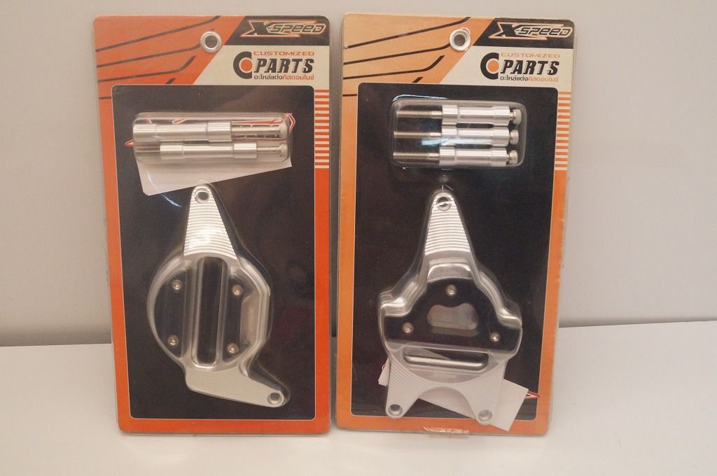 ホンダ CBR250R MC41 X-SPEED製 アルミ削り出し エンジンガード|スライダー|プロテクター ２