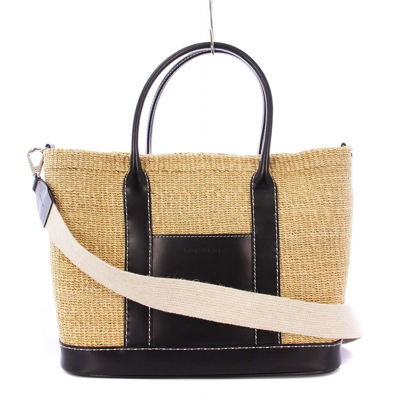 デイジーリンフォクシー DAISY LIN For FOXEY DL Basket バスケット かごバッグ ハンドバッグ トートバッグ ショルダーバッグ 2WAY ベージュ ブラック |KH