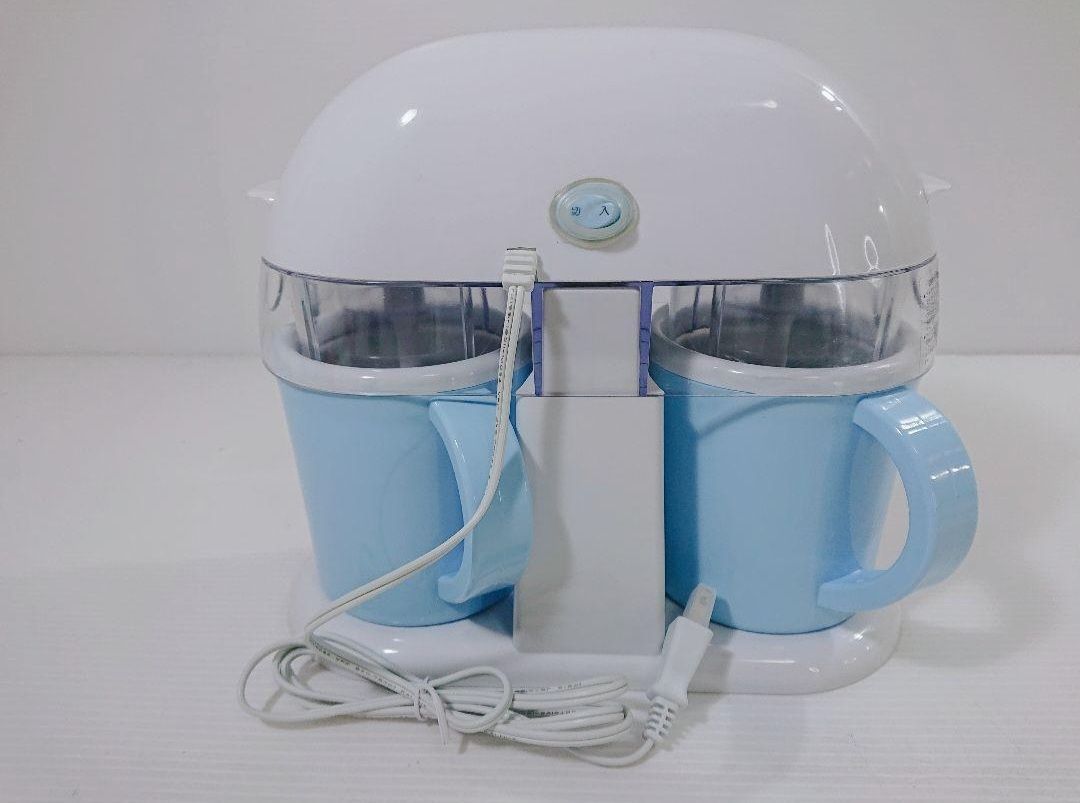 美品 DOSHISHA 電動ツインアイスクリームメーカー KDISW-1230 - メルカリ