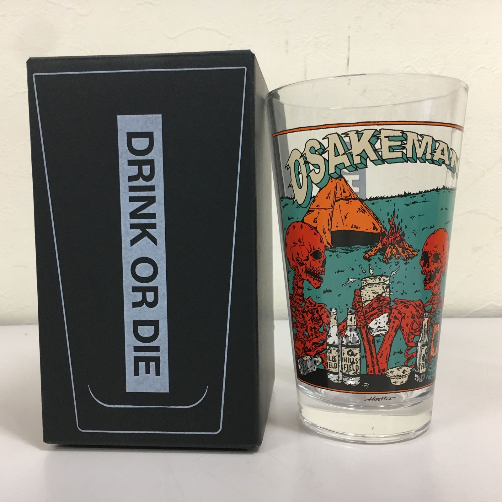 オリジナルパイントグラス キャンプぁい 480ml 2個セット お酒 オリジナルパイントグラス キャンプぁい 480ml 2個セット お酒