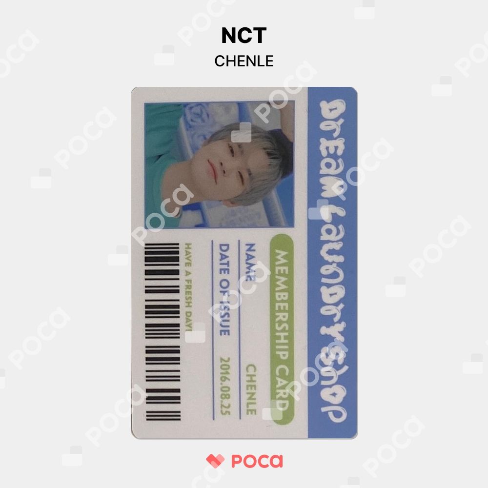 NCT チョンロ トレカ DREAM LAUNDRY SHOP RANDOM CARD PACK MD