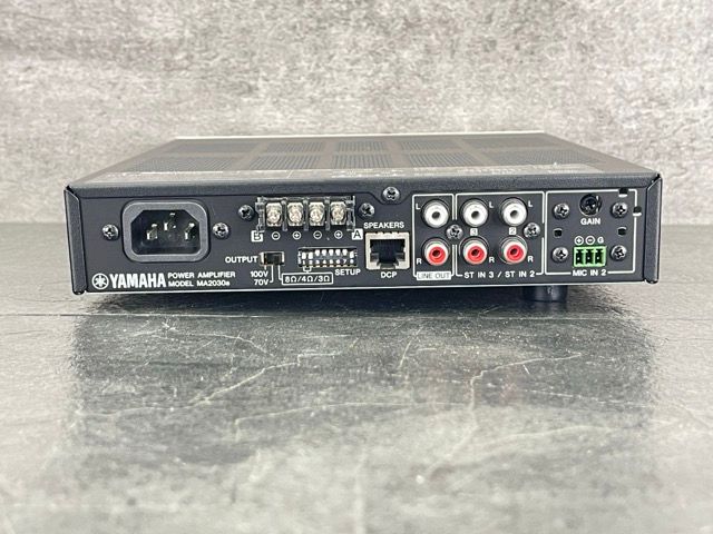 パワーアンプ リファイア 【】動作保証 YAMAHA ヤマハ MA2030a 足欠品