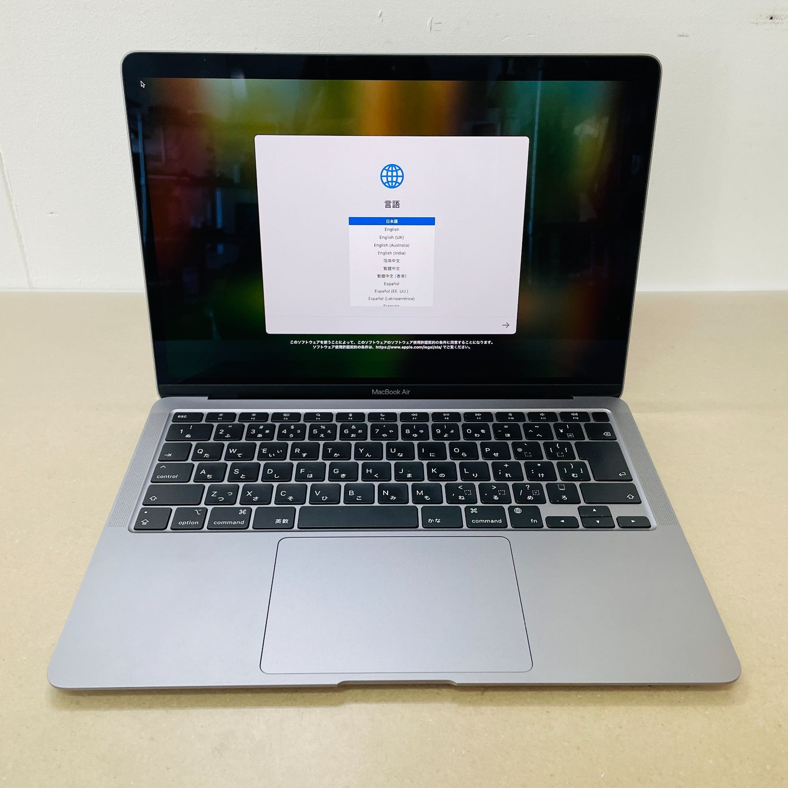 人気ブランドの新作 Apple MacBookAir 13インチ M1 8GB 512GB バッテリー最大容量90 MacBook本体
