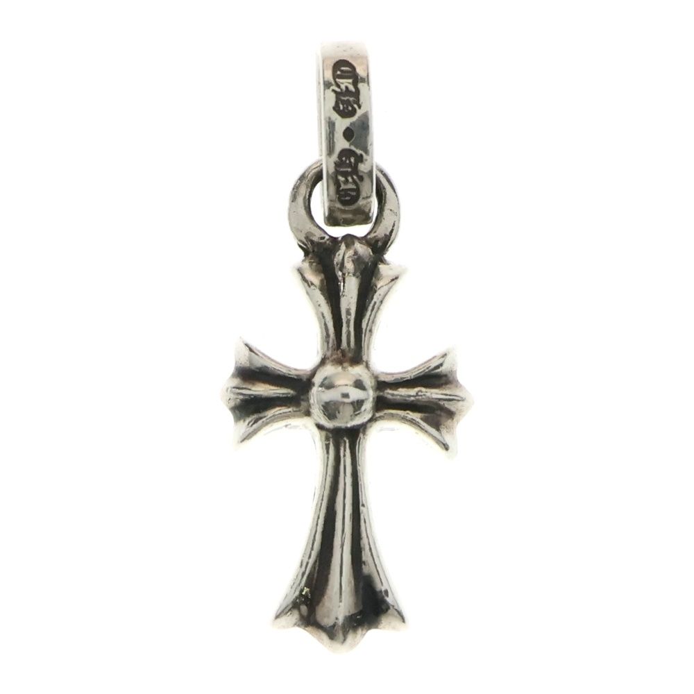CHROME HEARTS クロムハーツ CRS BBYFAT P DMND ベイビーファットクロス PAVEダイヤ ペンダントトップ シルバーBCA234