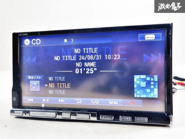アルパイン 地デジ HDD ナビ VIE-X08SF 地図データ 2012年 スバル純正 *5