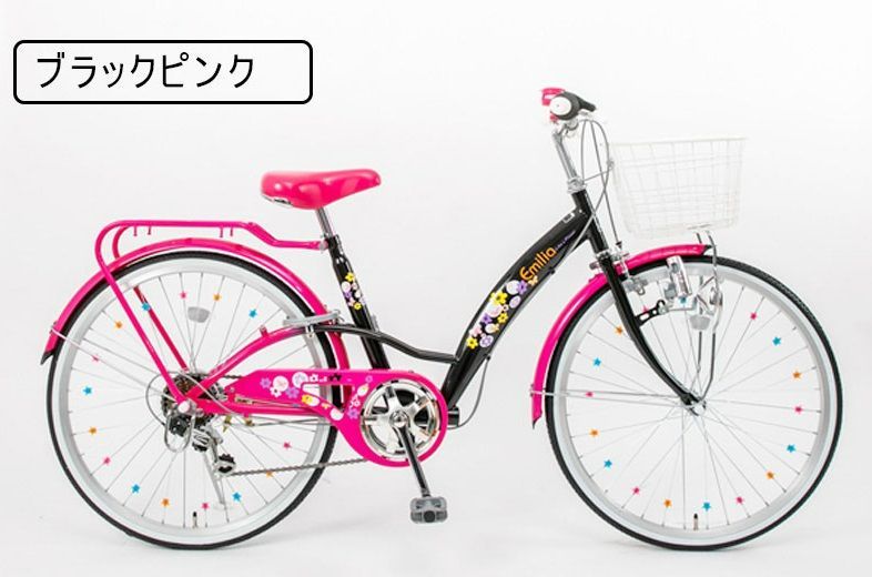 6時間 女の子用自転車 22インチ 適応身長約120センチ～