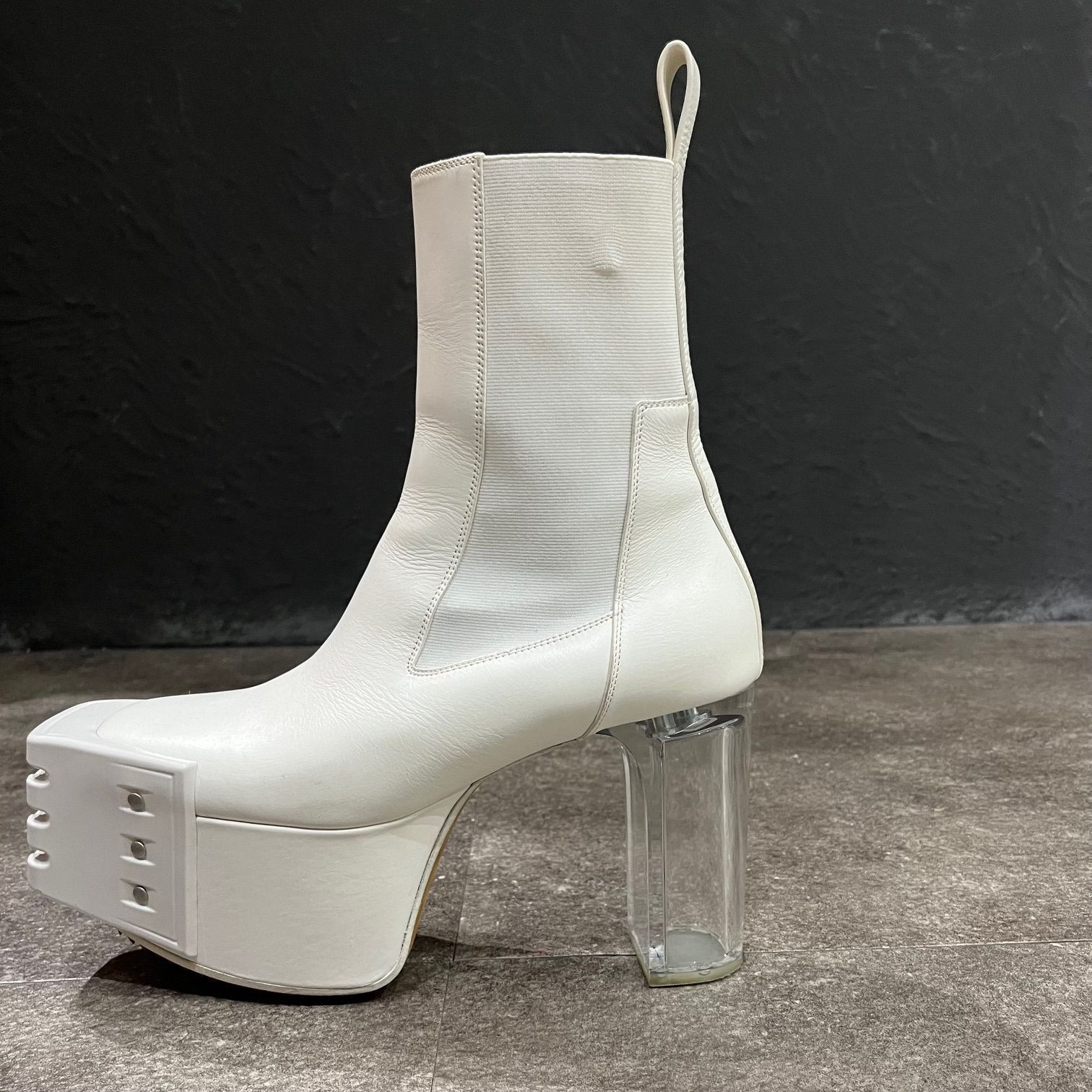 Rick Owens GRILL KISS BOOTS RU20F3842 グリル サイドゴア レザー