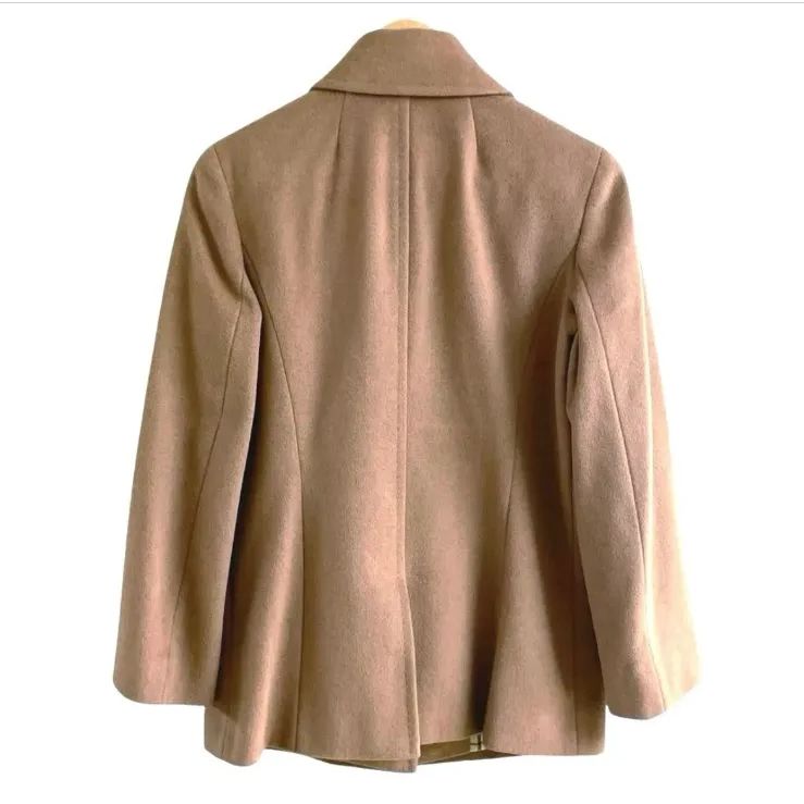 BURBERRY LONDON バーバリー ロンドン 裏ノバチェック アンゴラ ウール コート レディース 40