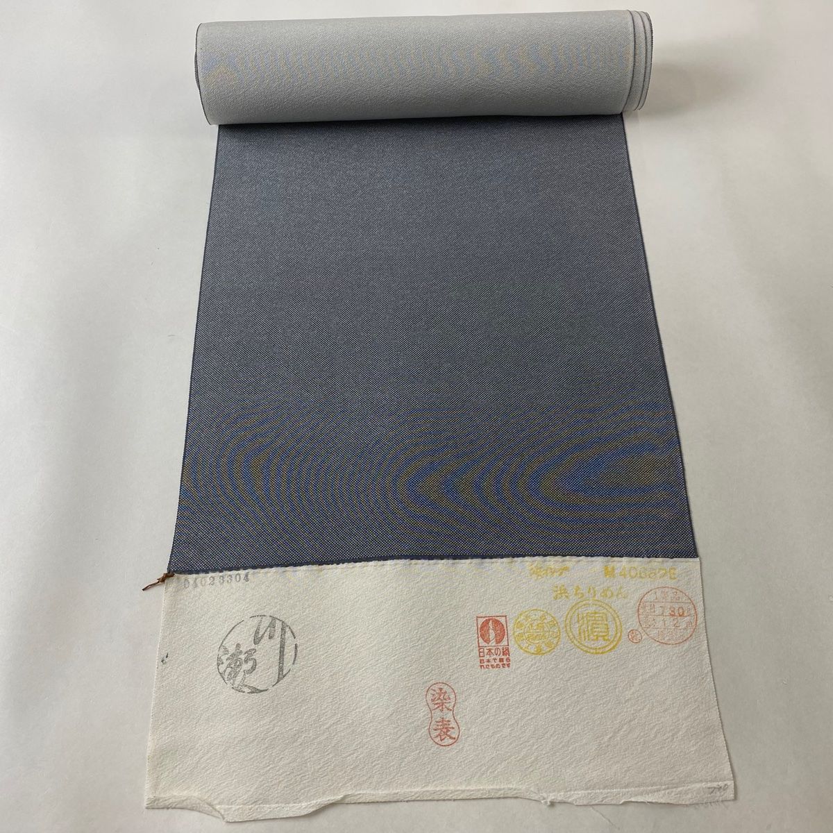 反物 名品 江戸小紋 行儀 灰色 正絹 【中古】 - メルカリ 