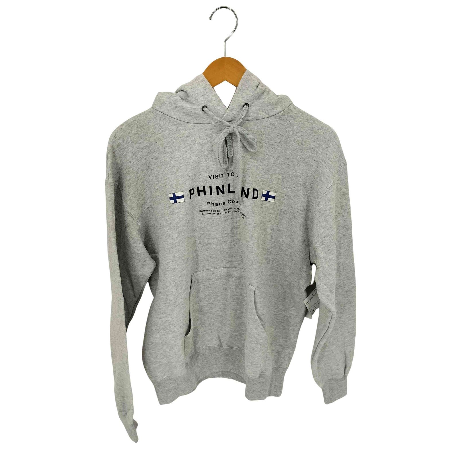 バンブーシュート BAMBOO SHOOTS プリント L/S プルオーバーパーカー メンズ JPN：S 