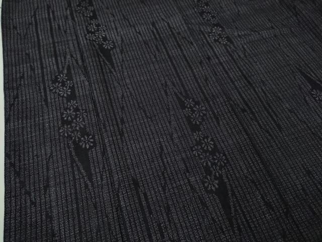 平和屋本店□極上 本場結城紬 重要無形文化財 100亀甲 花間道