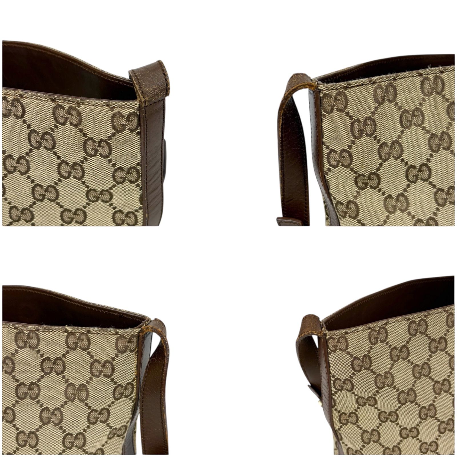 グッチ GUCCI バケツ型 ワンショルダーバッグ ハンドバッグ 肩掛け GG