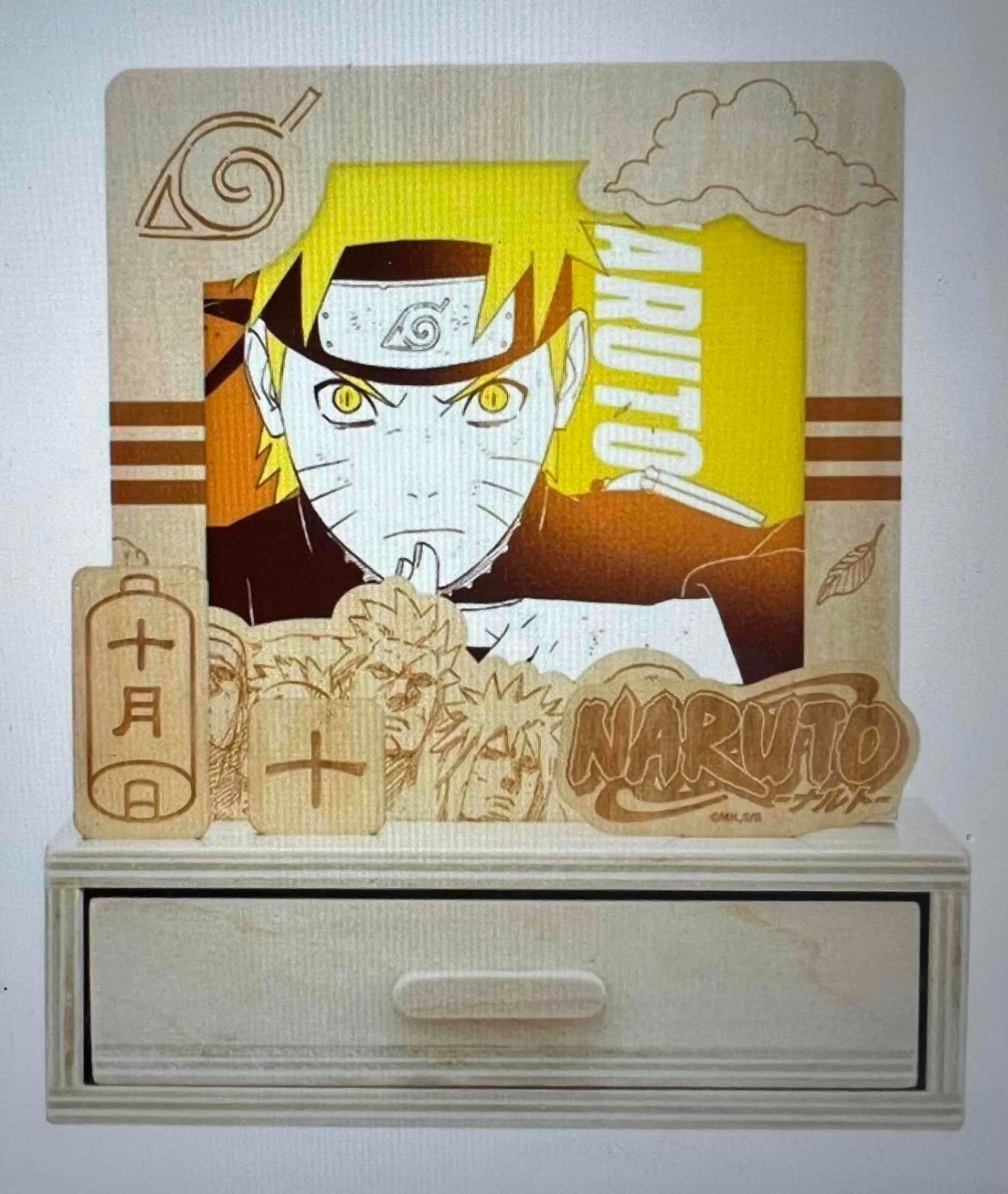 NARUTO ナルト 木製 コミックカレンダー 2025