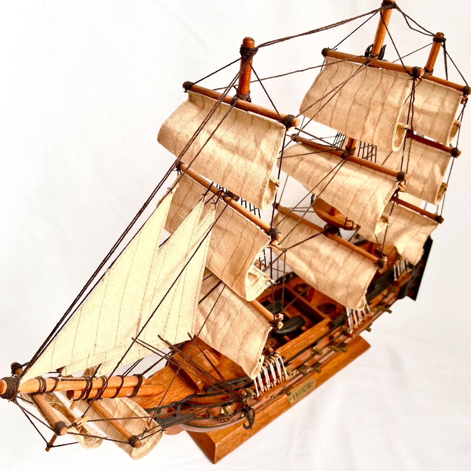 イギリスビンテージ　帆船エッチング hokuo_223-337-002