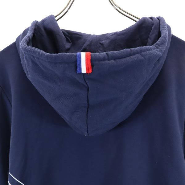 パリ サンジェルマン 長袖 スウェットパーカー M ネイビー PARIS SAINT GERMAIN サッカー チームロゴ 裏起毛 レディース 古着 中古 パリ サンジェルマン スウェットパーカー M ネイビー PARIS