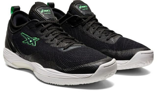 asics アシックス GLIDE NOVA FF 2 BLACK/NEW LEAF 23.5 1061A038 3 | スポーツ スポーツ用品 グッズ ツール 雑貨 靴 シューズ 23.5センチ 男性用 メンズ バスケットボール 軽量 安定感 ローカット 黒