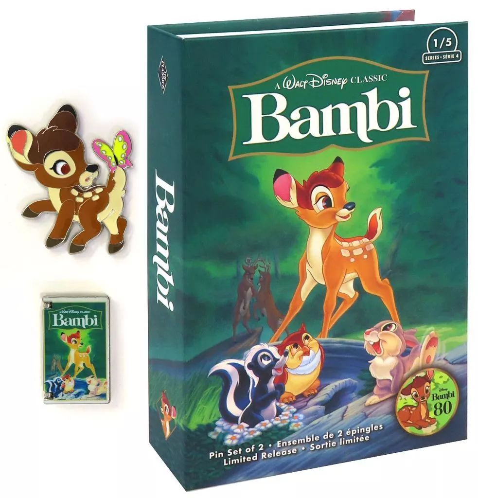 ディズニー ストア パルズ バンビ 限定 ピンバッジ セット 中古】バッジ・ピンズ バンビ ピンセット(2個セット) 「バンビ