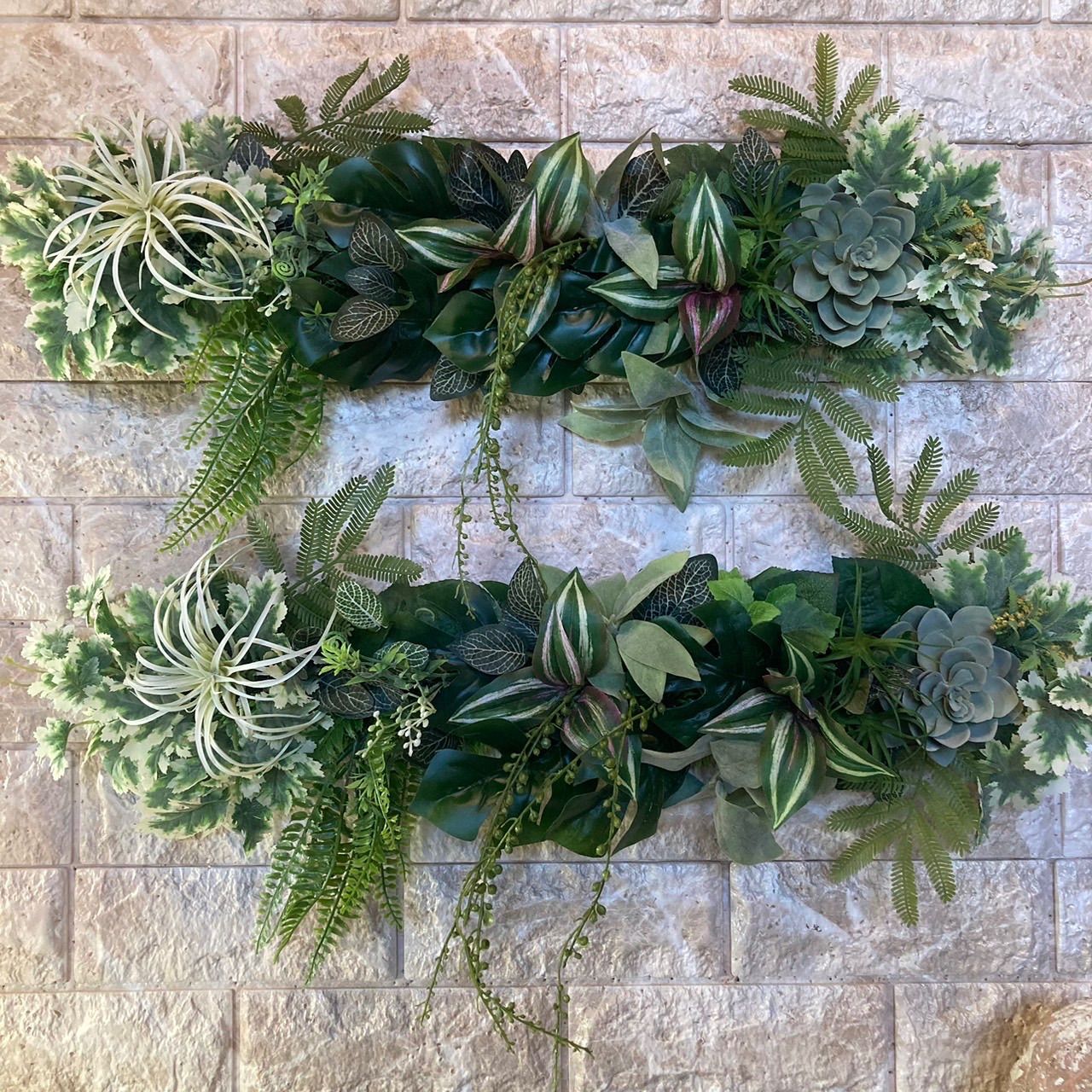 光触媒 人工観葉植物 ウォールグリーン フェイクグリーン 壁掛け504125