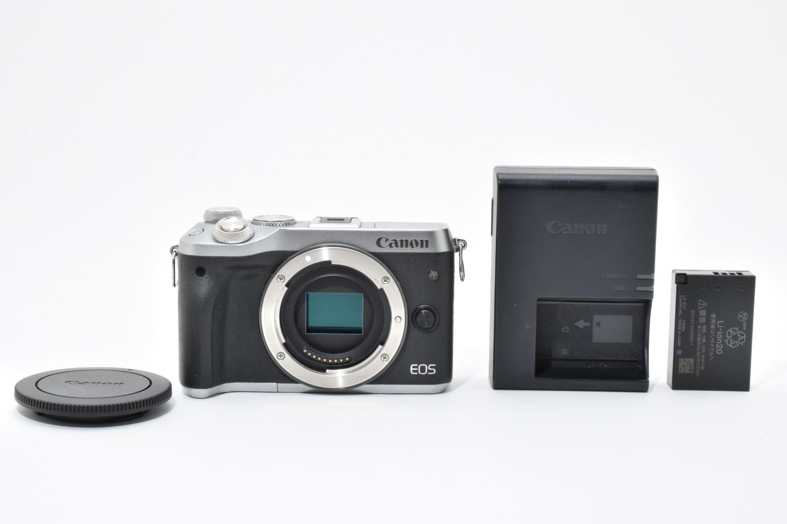 返品保証 実用品 キヤノン Canon EOS M6 ボディ ミラーレス一眼 02251018