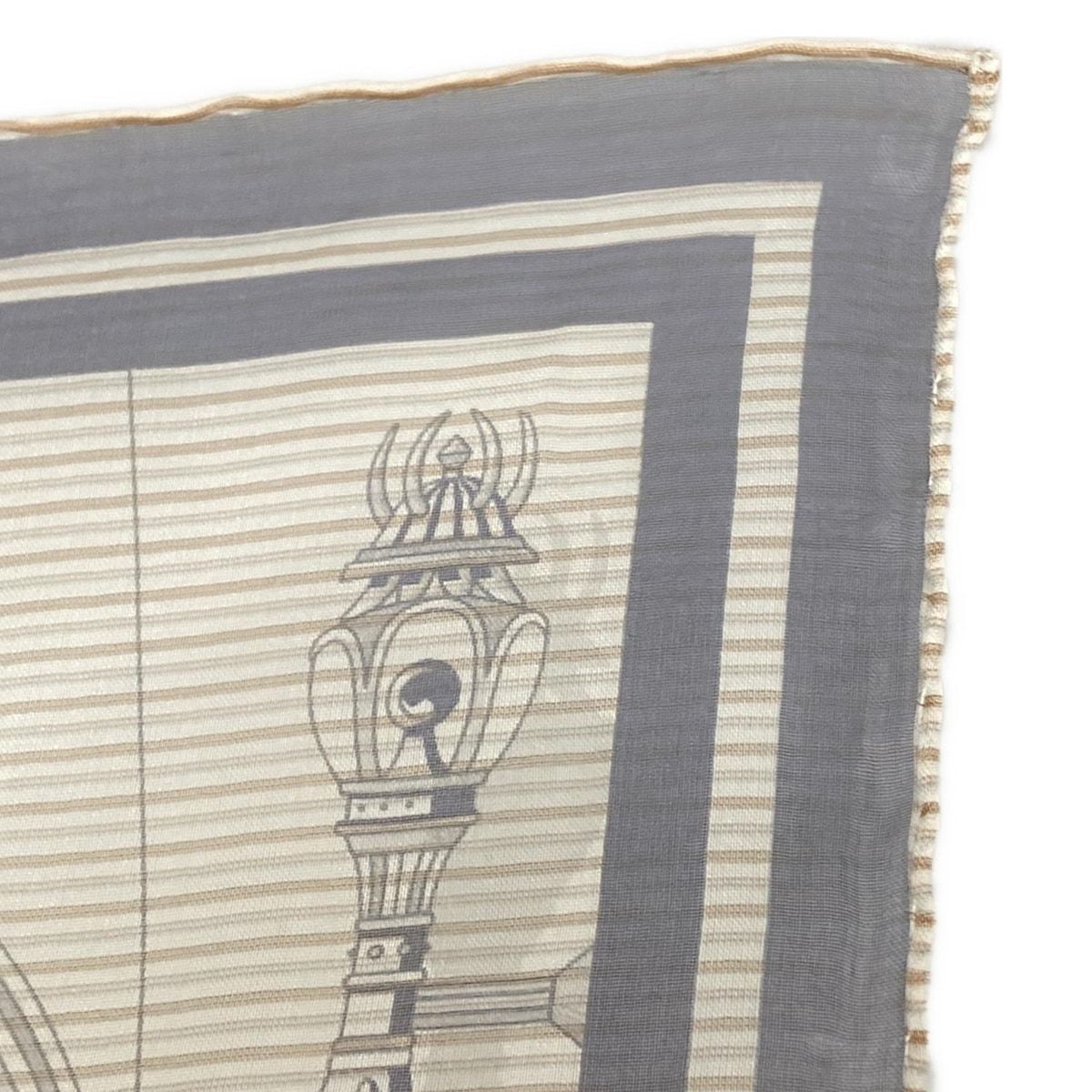 HERMES(エルメス) スカーフ ガヴロッシュ/プチカレ ライトグレー  