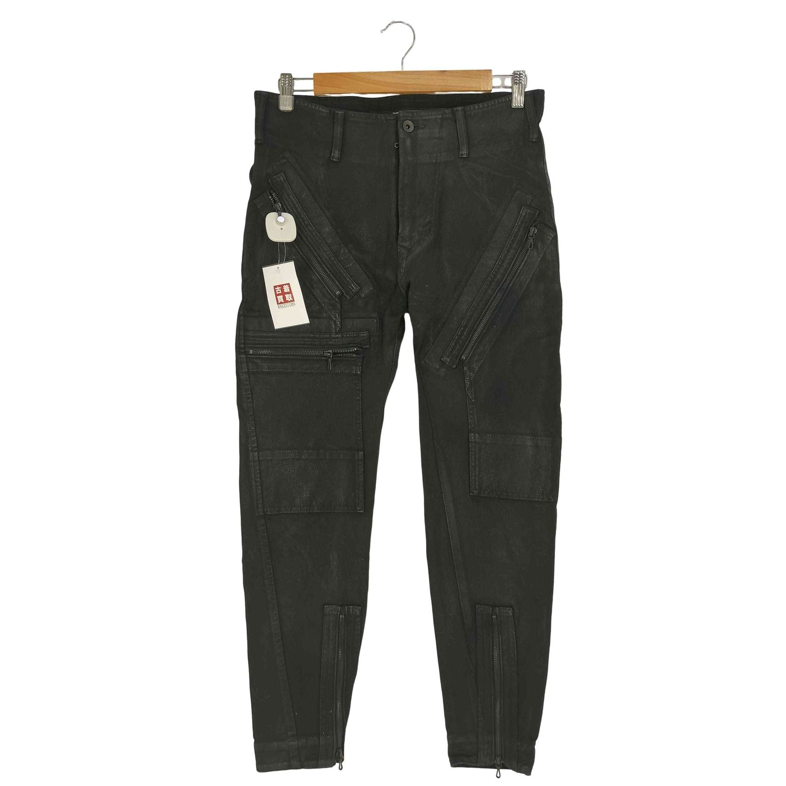 15ss JULIUS アルゴノミクスパンツ ユリウス ガスマスク レザー