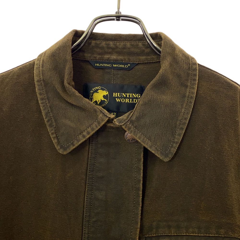 ハンティングワールド イタリア製 ジャケット 42 ブラウン HUNTING  