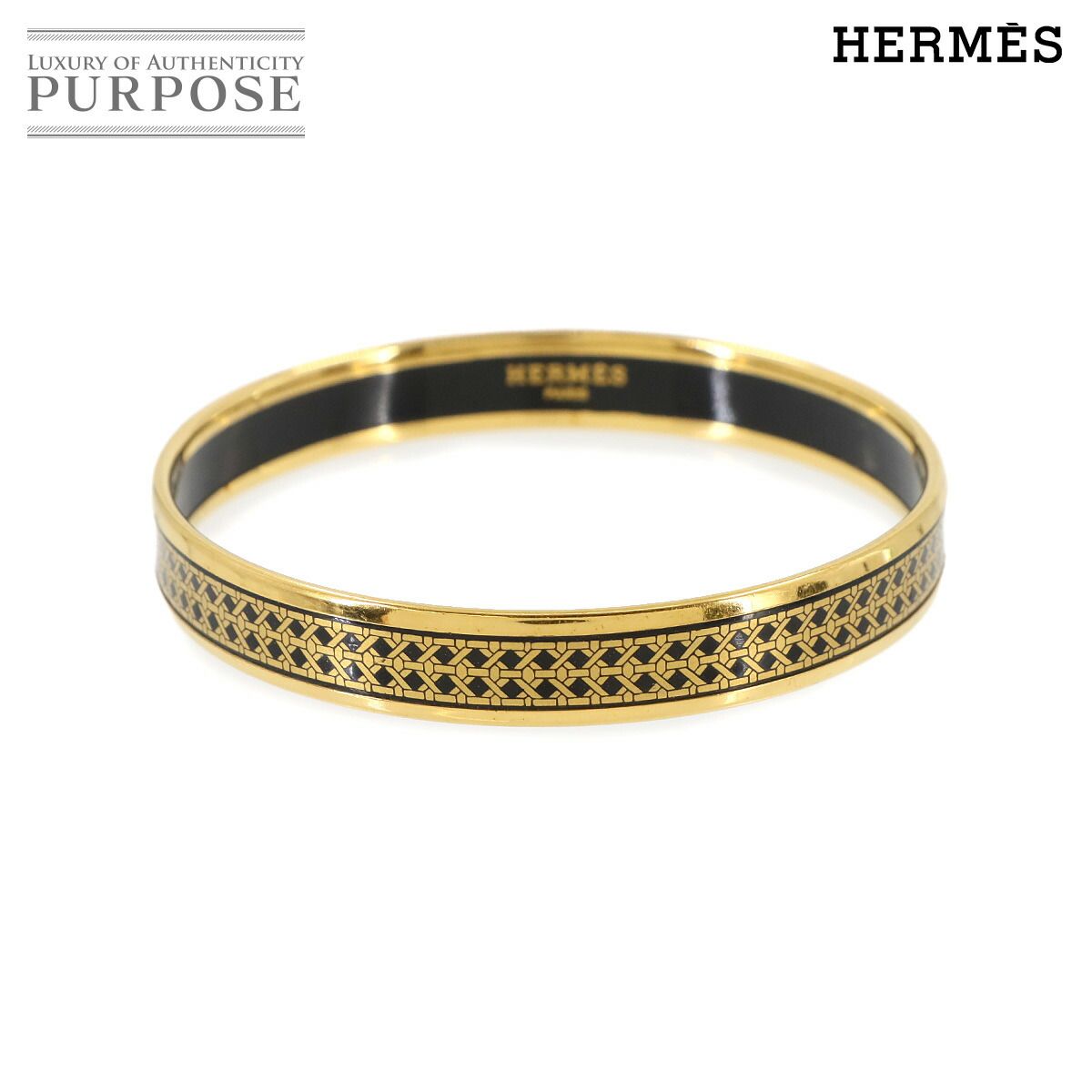 HERMES エルメス バングル ブレスレット エマイユ PM パリ PARIS 楽天