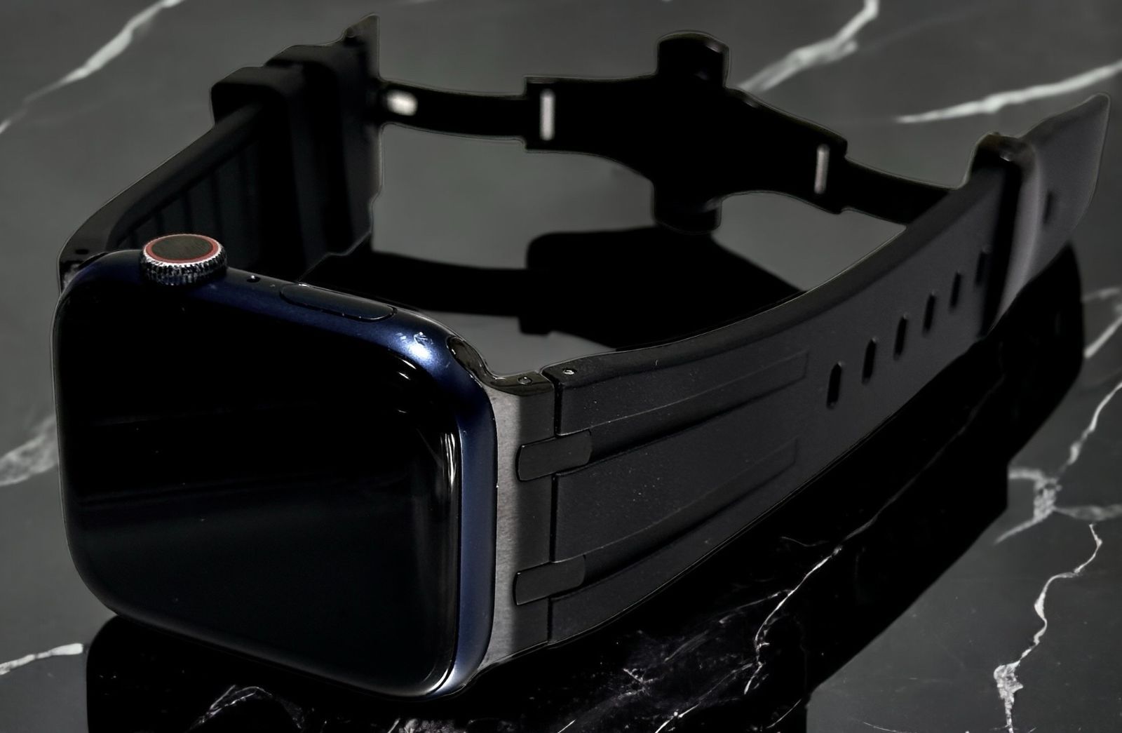 Breitling ラバーベルト18-20 ブラック　Dバックル Breitling ラバーベルト18-20 ブラック Dバックル