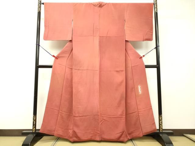 平和屋着物□上質な小紋 霞文 鬼しぼ縮緬 正絹 逸品 未使用