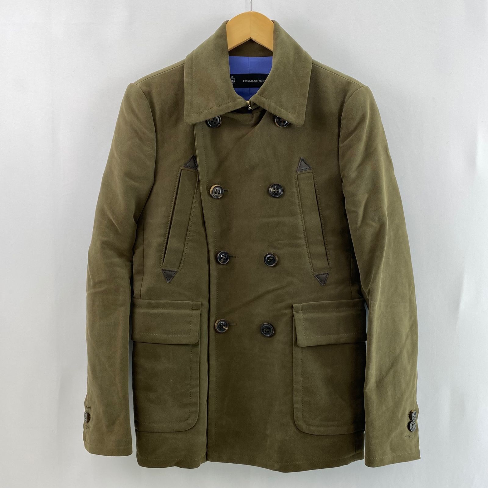 46 DSQUARED2 カーキ モッズコート ジャケット