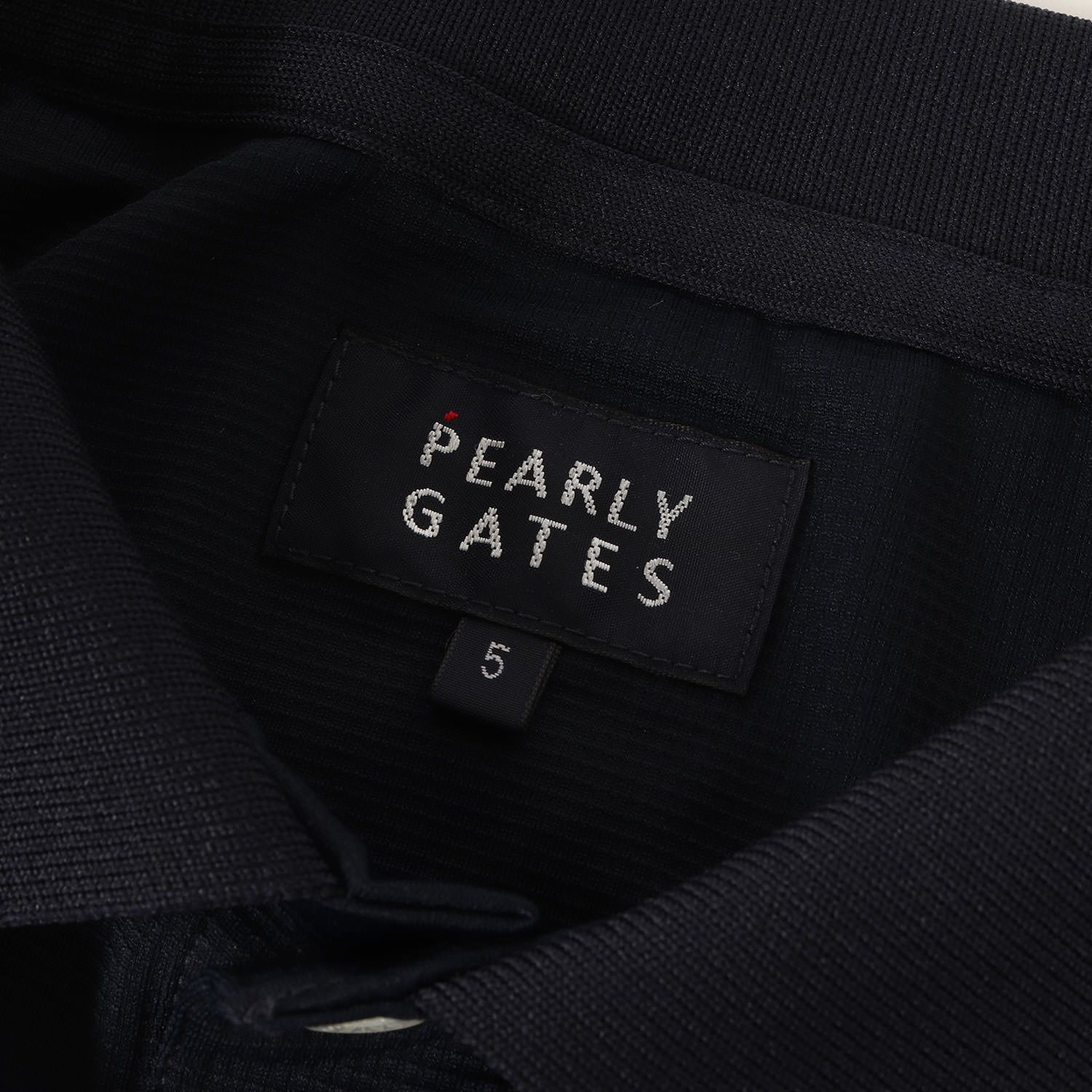 【美品】PEARLY GATES パーリー ゲイツ ポロシャツ サイズ:5 / 24SS グラフィック ロゴ ストレッチ ジャージー ポロシャツ (053-4160553) / ネイビー 紺 / トップス 半袖【メンズ】【中古】 美品】PEARLY GATES パーリー ゲイツ ポロシャツ サイズ:5 / 24SS