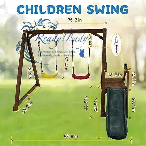 ブランコ 屋外 大型 防水 滑り台+ブランコ+フレームセット 総耐荷重