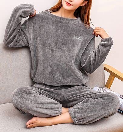 アスペルシオ ふわふわ ルームウェア 長袖 長ズボン かわいい セットアップ パジャマ レディース もこもこ 部屋着 上下セット 上下 ジャージセット スウェット 裏起毛 寝巻き 柔らかい ボタンなし あたたかい ボタン無し 丸 パウダーグレイ L - メルカリ