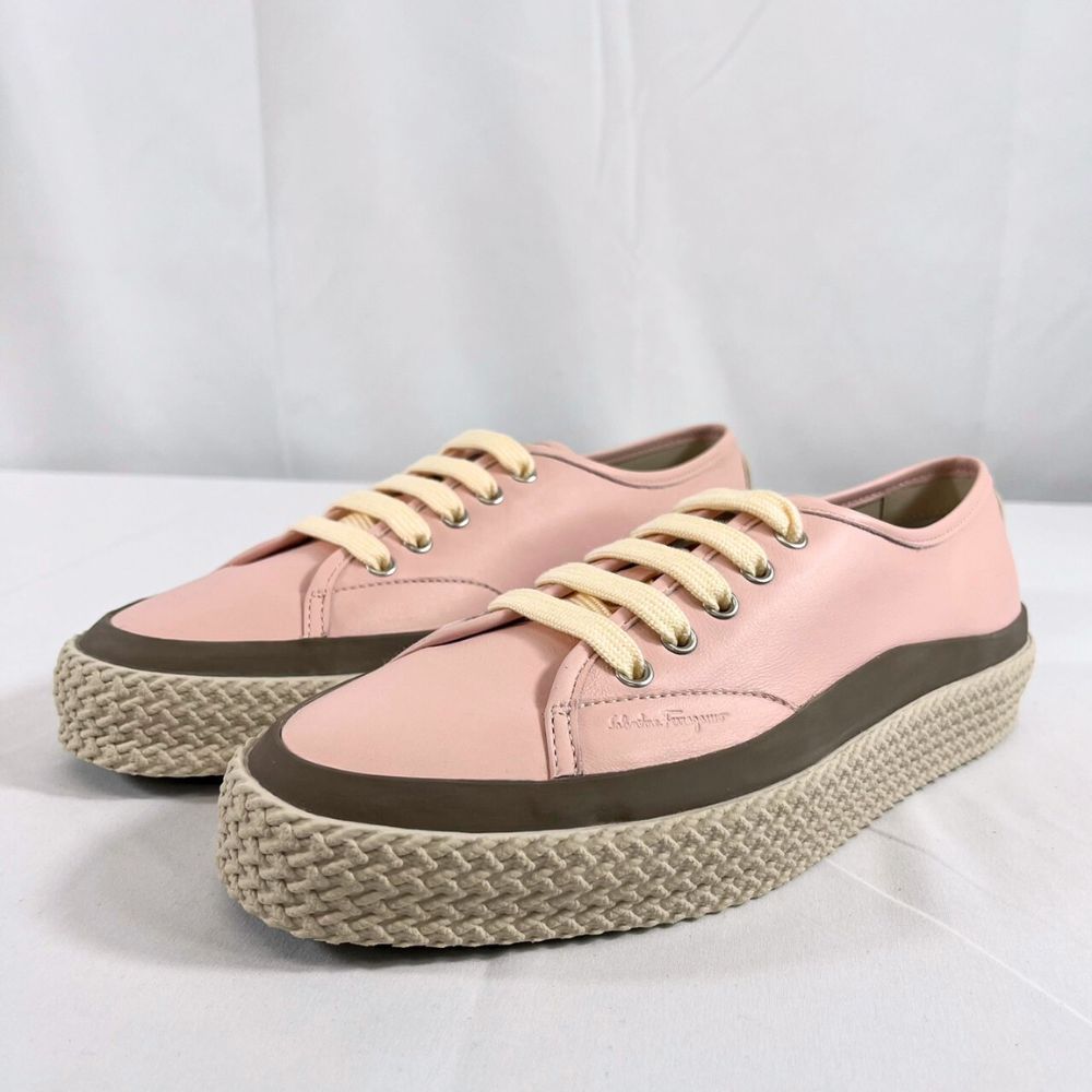 26.0cm【限定セール】新品・未使用 FERRAGAMO フェラガモ スニーカー 靴 035671 740690 ピンク PINK サルヴァトーレ  フェラガモ SALVATORE FERRAGAMO 大きいサイズ - メルカリ