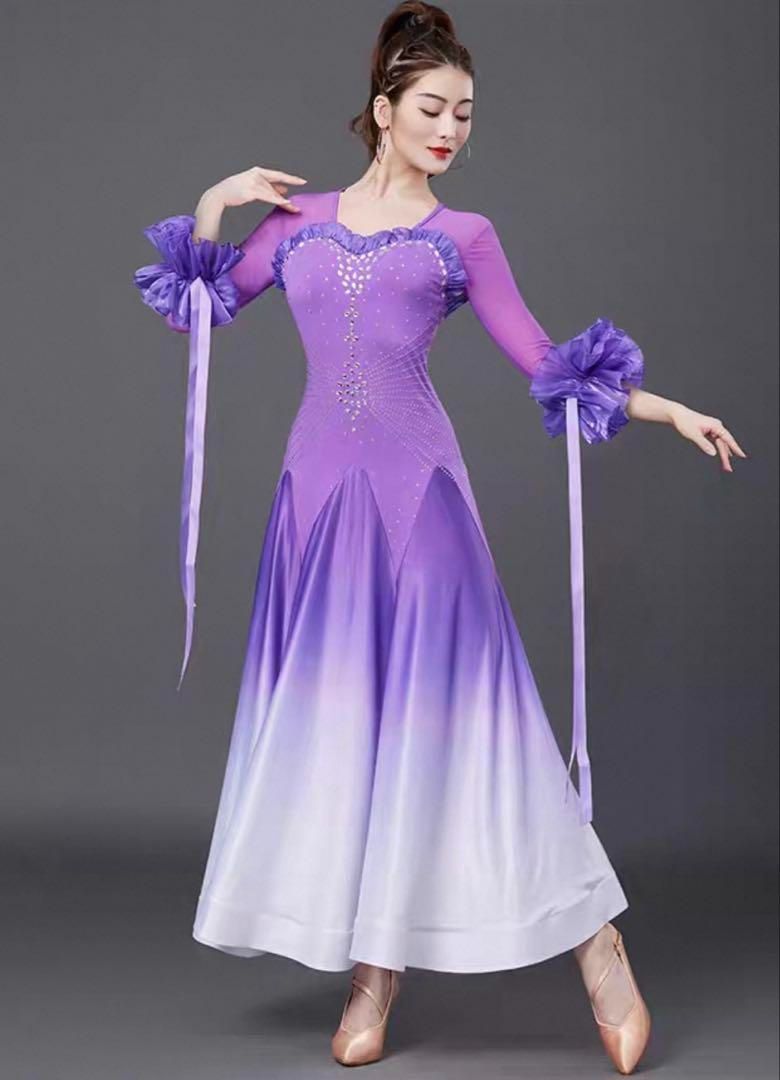 新品未使用 スタンダード練習着ワンピース ダンスパーティにも最適