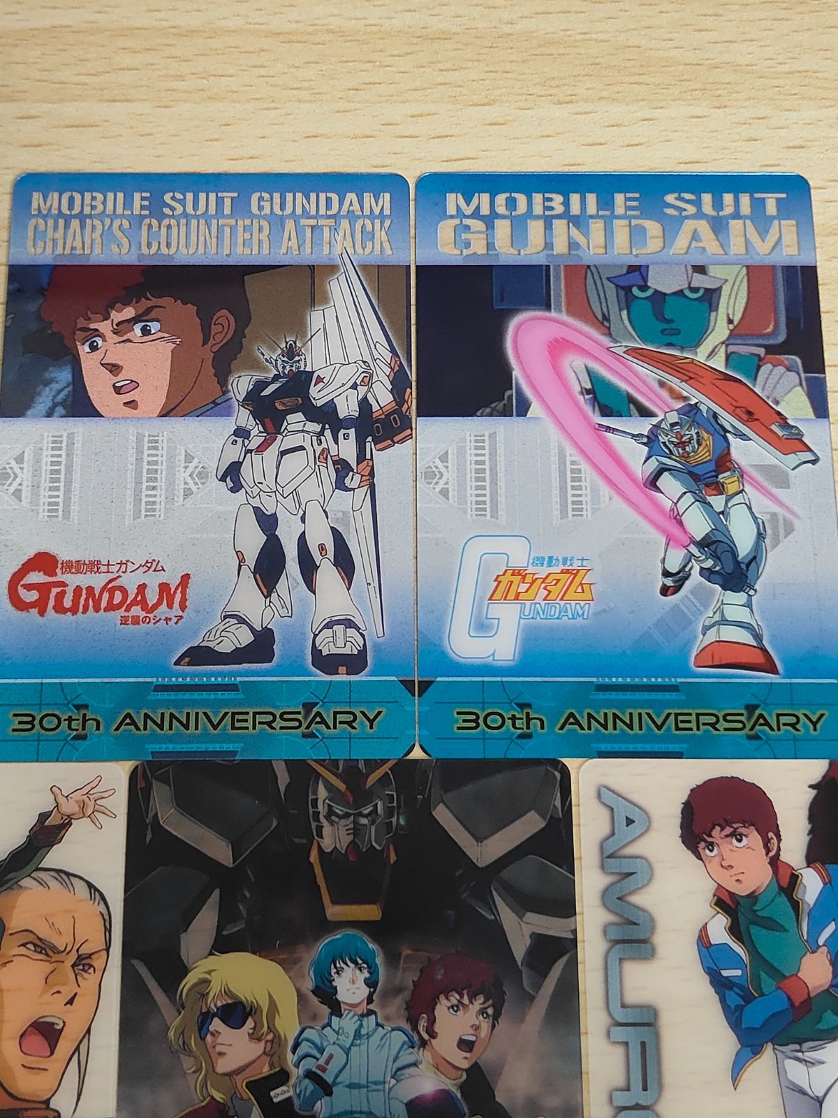 aca205 ガンダム総集編 30thアニバーサリー ウェファーチョコ 森永