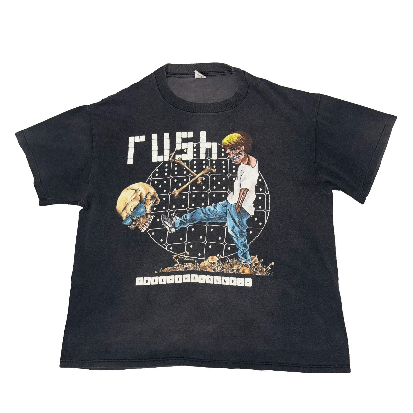 90s Rush 1992 Roll the Bones Tour Tシャツ バンドT - メルカリ